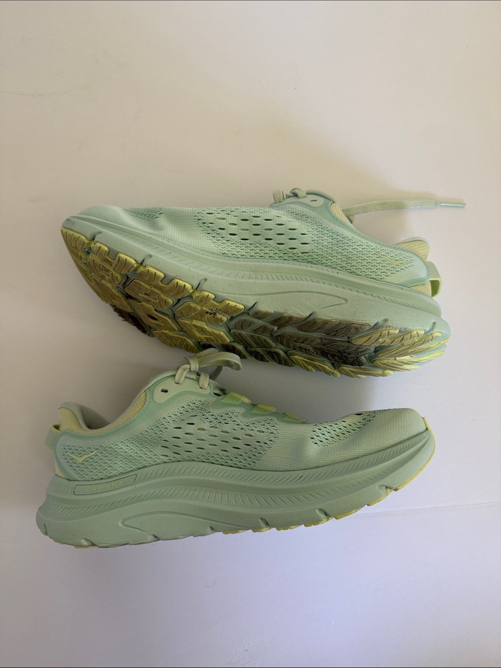 HOKA Kawana 2 Women’s Running Shoes Mint Green Size 7 Athletic Walking - Picture 3 of 12